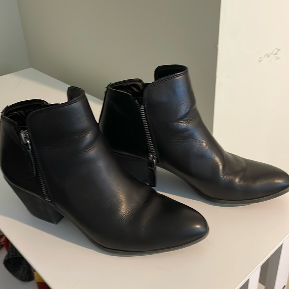 Black Frye Leather Booties